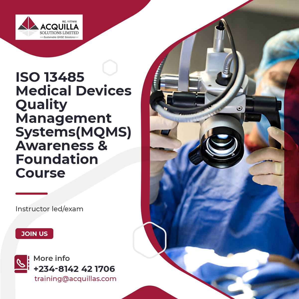 ISO 13485 Medical devices Quality management systems MQMS Awareness Foundation Course.jpg