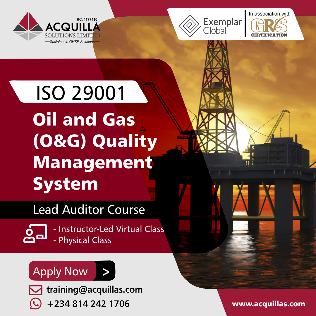 ISO 29001 Oil and Gas OG Quality Management System Lead Auditor Course 1.jpg