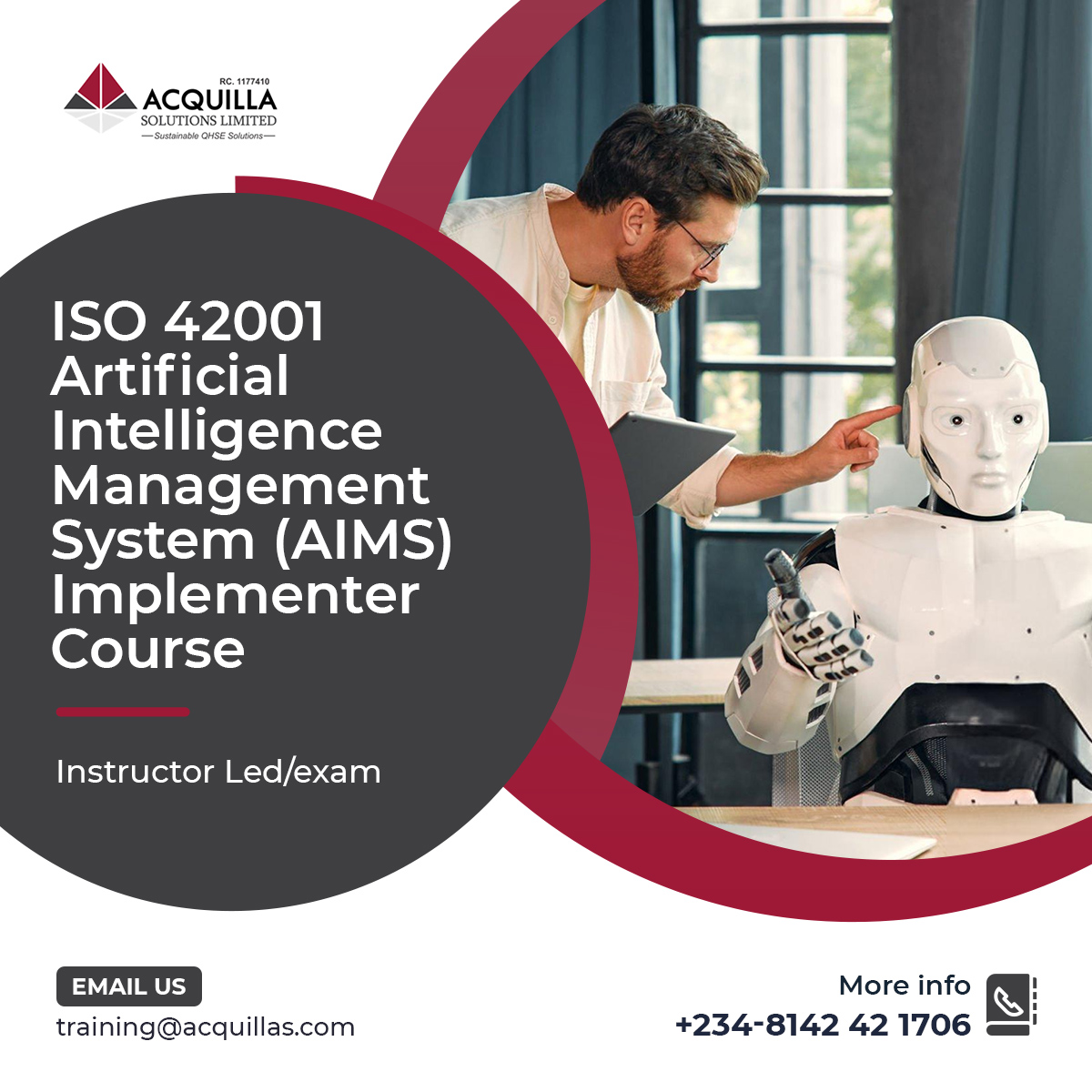 ISO 42001 Artificial Intelligence Management system AIMS Implementer Course.jpg