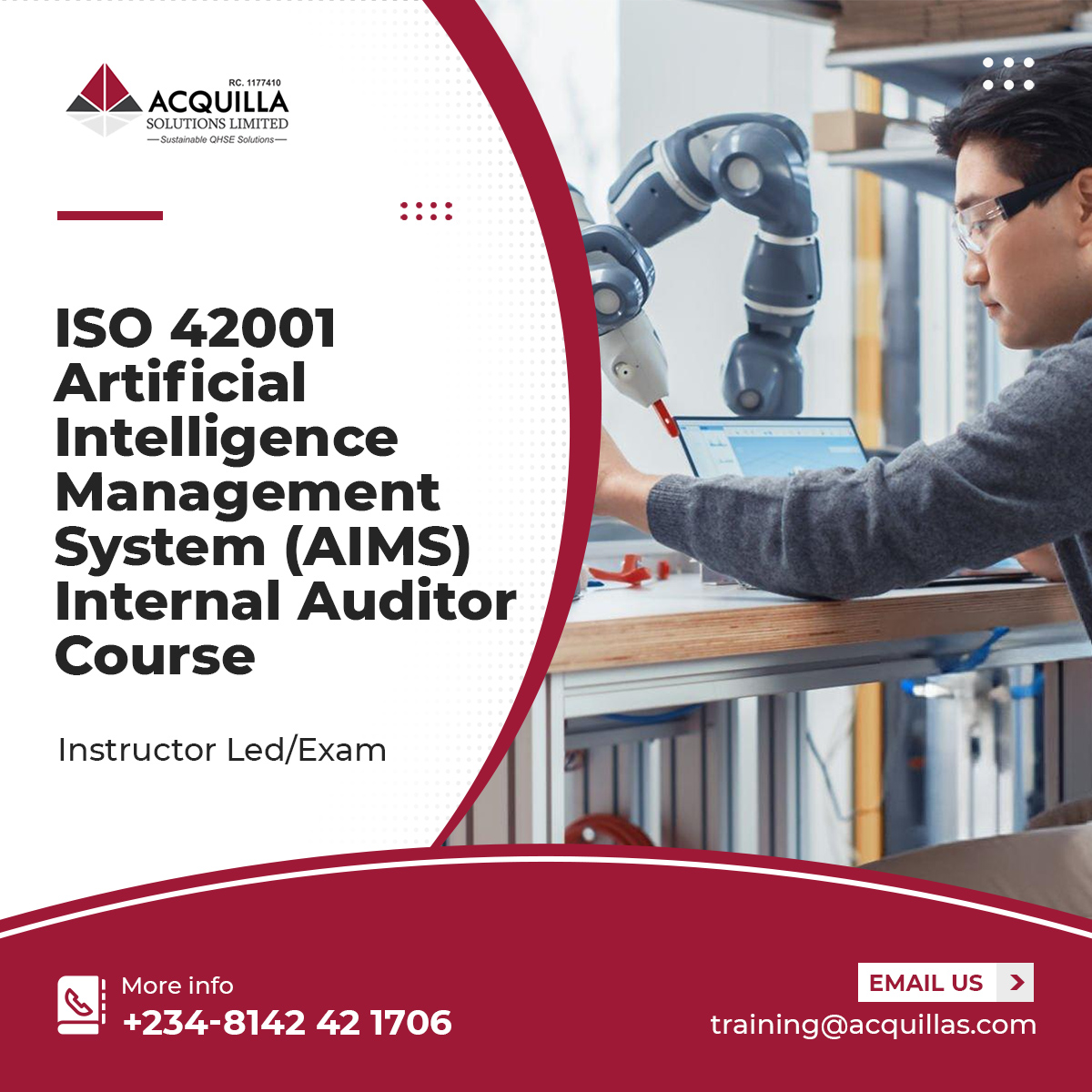 ISO 42001 Artificial Intelligence Management system AIMS Internal Auditor Course.jpg