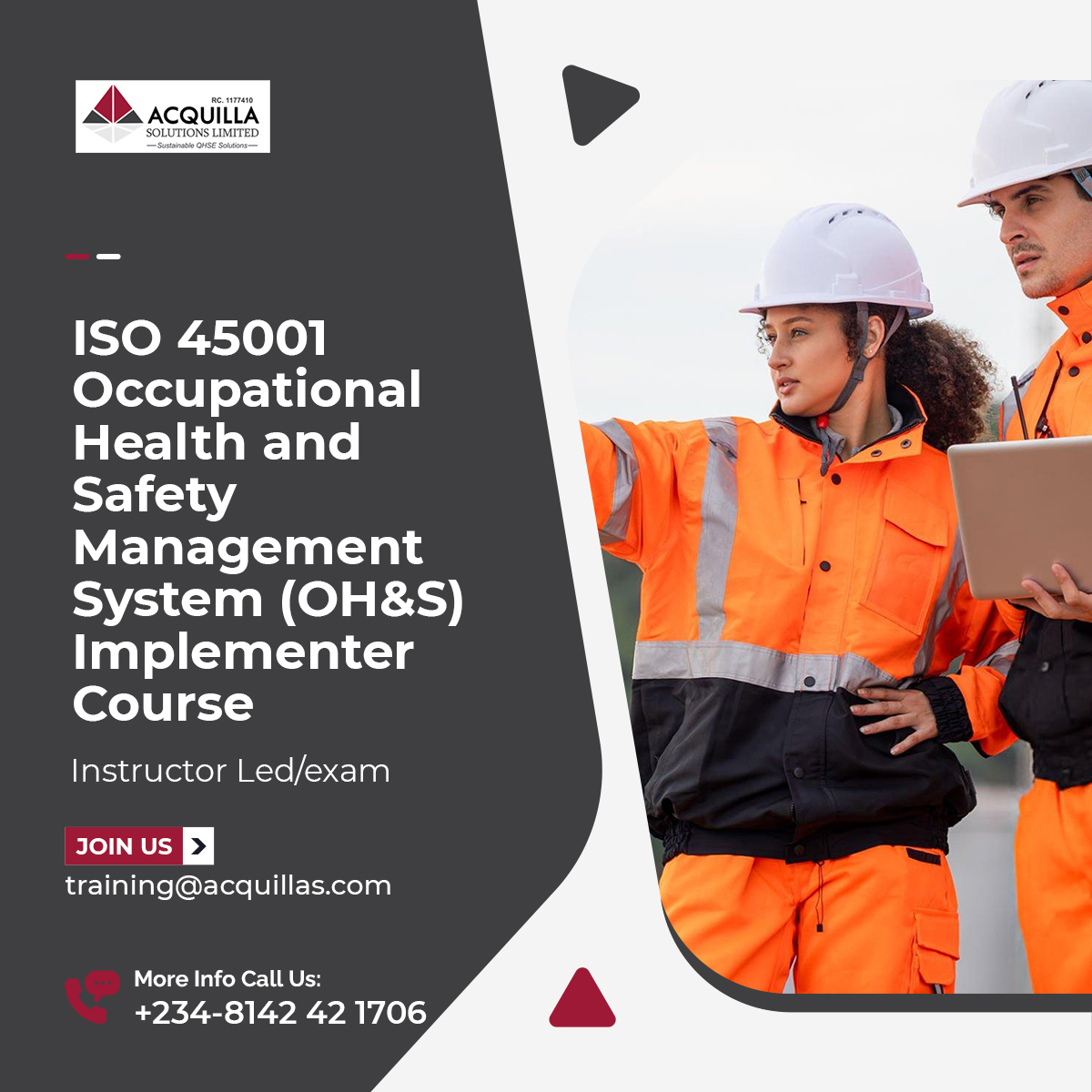 ISO 45001 Occupational health and safety management system OHS Implementer Course.jpg