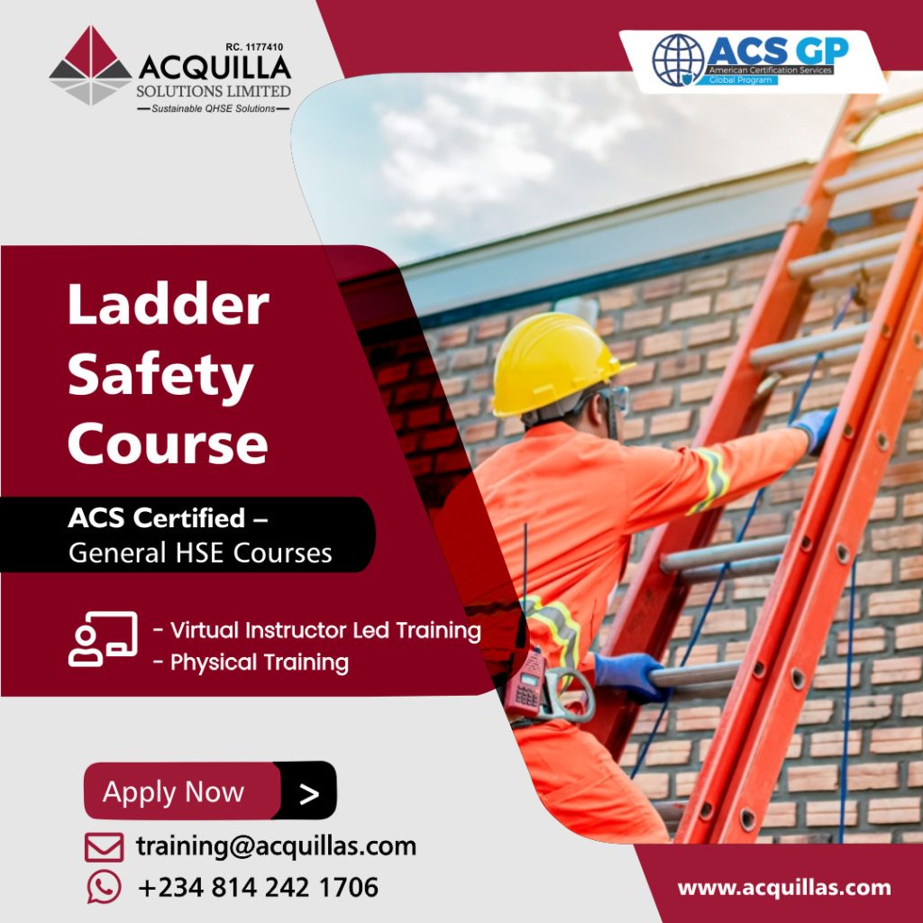 Ladder Training Course Ladder Safety Course Acquilla Solutions Limited (ASL)